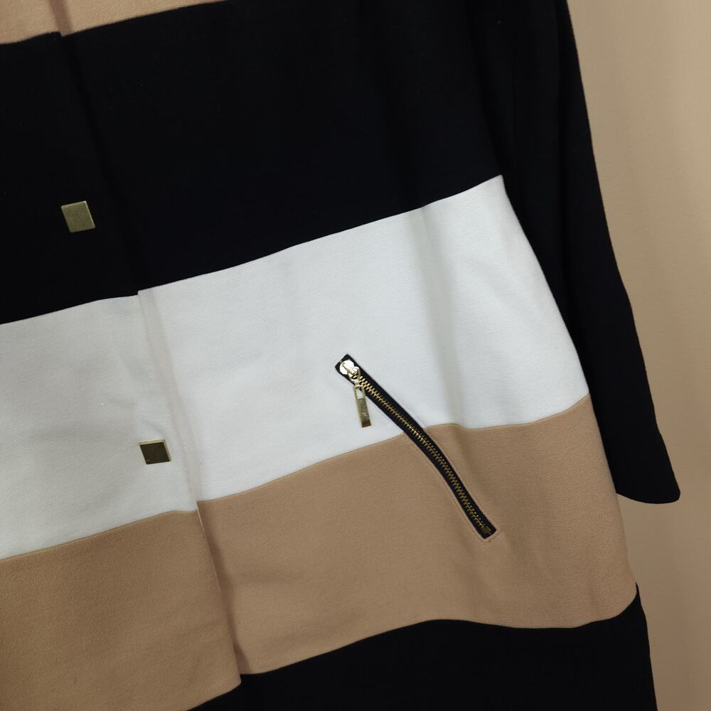 Chico's Colorblock Statement Long Length Jacket S… - image 4